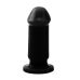 Анальний плаг на присоску реалістичний чорний Chisa Evil Dildo Plug S