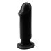 Анальна пробка на присоску у вигляді члена чорна Chisa Evil Dildo Plug M