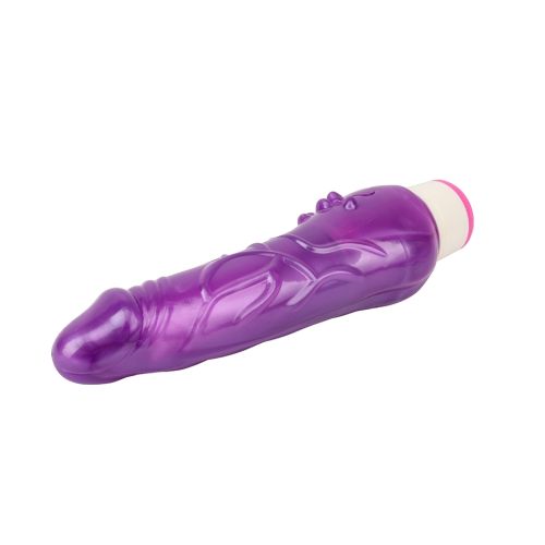 Вібратор реалістик з пухирцями для стимуляції клітора фіолетовий CHISA Basic Luv Theory Beginner Rider