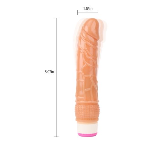 Вібратор рельєфний тілесного кольору CHISA Basic Luv Theory Wild Penetrator