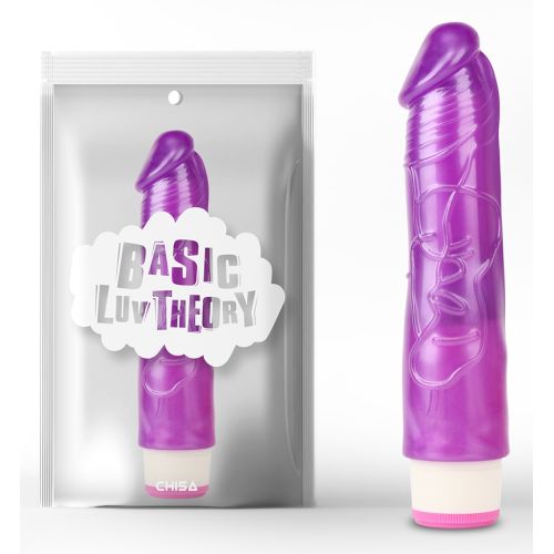 Вибратор реалистичный фиолетовый CHISA Basic Luv Theory Sexy Whopper