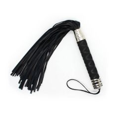 Флогер чорного кольору DS Fetish Big flogger розмір M