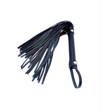 Флогер БДСМ зі штучної шкіри чорного кольору DS Fetish довжина 380 мм