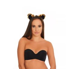 Хутряні вушка леопарда для рольових ігор Руді з чорним Okova