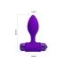 Анальная вибропробка фиолетовая Lybaile Pretty Love 