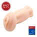 Мастурбатор вагіна реалістична бежевого кольору Crazy Bull довжина 140 мм
