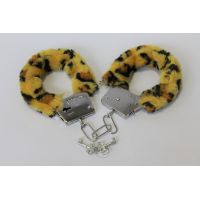 Плюшевые леопардовые наручники 329108