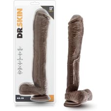 Фаллоимитатор гигант реалистичный на присоске коричневый Blush Dr. Skin Mr. Ed