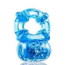 Ерекційне віброкільце синього кольору Blush Stay Hard