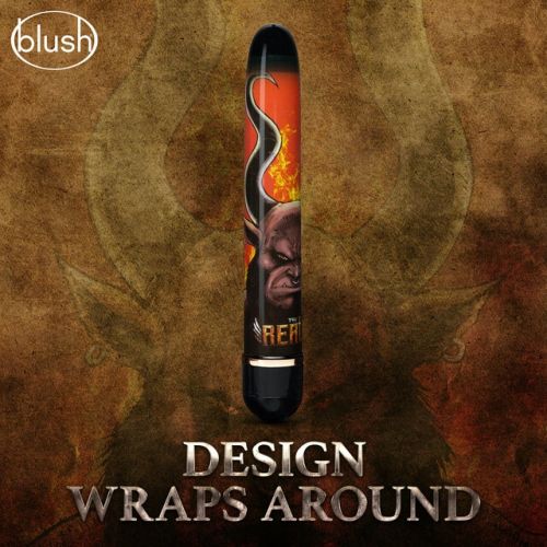 Вибратор Дамский пальчик классический черно-оранжевый Blush The Realm Minotaur 