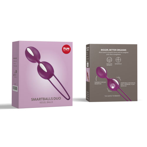 Кульки гейші Smartballs Duo Fun Factory фіолетовий