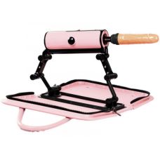 Секс-машина в сумці портативна рожевого кольору з реалістичним фалоімітатором в комплекті Loveshop