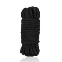 Веревка для шибари БДСМ черная DS Fetish 10 метров