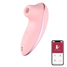 Смарт вакуумный стимулятор для клитора с подогревом розовый BeYourLover HIBA 