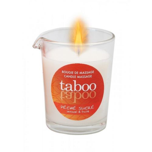 Массажная свеча для женщин с ароматом персика Ruf TABOO 60 гр