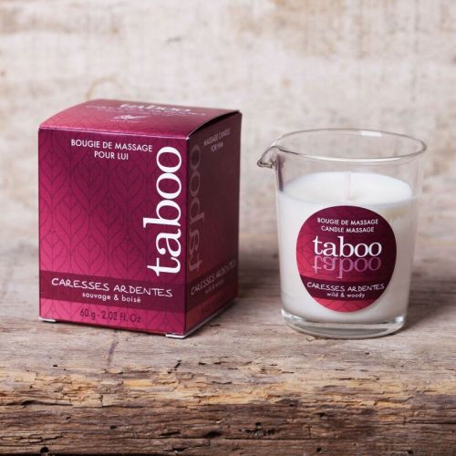 Свеча массажное масло для женщин с запахом леса Ruf TABOO 60 гр
