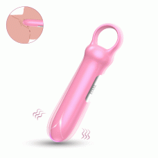 Мини-вибратор для клитора и сосков из премиального медицинского силикона светло-розовый Every Night Toys Merry 10 режимов вибрации