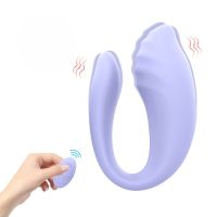 Вибратор для пар с дистанционным управлением лавандовый Every Night Toys Anthea