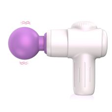 Мини массажёр Ванд бело-фиолетовый Every Night Toys Candice 10 режимов вибрации