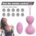 Набір вагінальних кульок з вібрацією та дистанційним пультом управління бузкового кольору Every Night Toys Beata 4 штуки