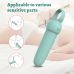Мини-вибратор для клитора и сосков из премиального медицинского силикона светло-бирюзовый Every Night Toys Elliot 10 режимов вибрации