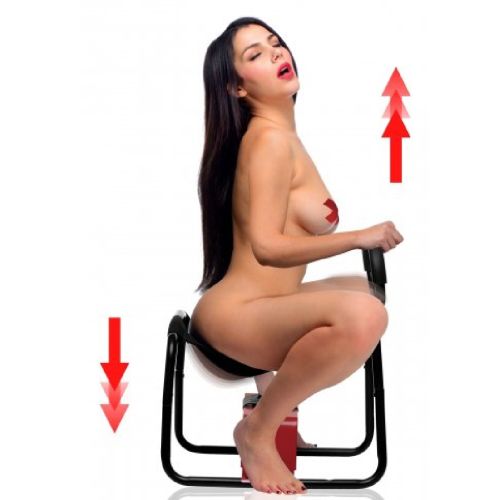 Секс стілець металевий чорний Lovebotz EZ Ride