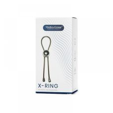 Ерекційне ласо силіконове чорного кольору Medica Group X Ring