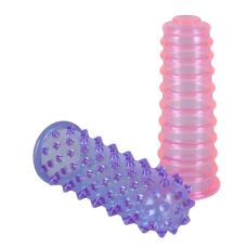 Рельєфні насадки на пальці з шипами та реберцями різнокольорові Kiki Mandy Mystery