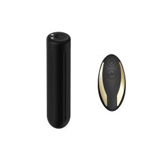 Віброкуль для стимуляції клітора з пультом ДК чорного кольору Boss series Rock