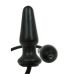 Анальная пробка с функцией подкачки черная Анал Эксперт
