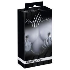 Затискачі для сосків на ланцюжку сріблястого кольору Bad Kitty