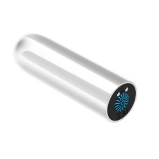 Вибропуля для стимуляции клитора белого цвета Boss series 