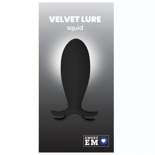 Анальный вибратор из силикона медицинского качества чёрный Sweet Em 