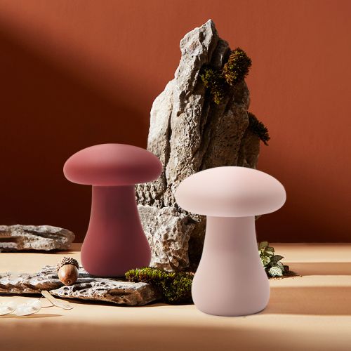 Вібратор у формі гриба для клітора бордовий Sweet Em