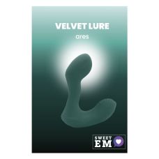 Вибромассажёр простаты с пультом управления силиконовый изумрудный Sweet Em 