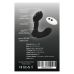 Вибромассажёр простаты с пультом управления силиконовый черный Sweet Em 