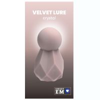 Вибратор-кристалл для клитора нежно-фиолетовый Sweet Em 10 режимов