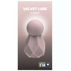 Вибратор-кристалл для клитора нежно-фиолетовый Sweet Em 10 режимов