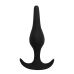 Анальний плаг чорний Spice it up Smooth