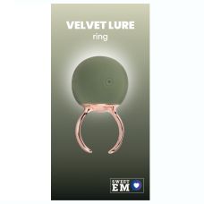 Вибратор-кольцо на палец для клитора зелёный Sweet Em