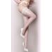 Чулки с кружевным верхом на силиконовой ленте белые Ballerina's Secret 20 ден размеры S/M Чулки с кружевным верхом на силиконовой ленте белые Ballerina's Secret 20 ден размеры S/M