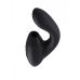 Вибратор силиконовый с вакуумной стимуляцией клитора черный Womanizer Duo