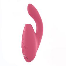 Вакуумний вібратор-стимулятор для клітора і точки G малинового кольору Womanizer Duo Womanizer