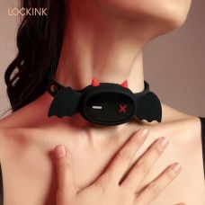 Чокер Бэтмен с электрошоком и приложением в телефоне черный Lockink 