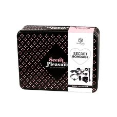 Набор БДСМ в упаковке черного цвета Secret Bondage Collection