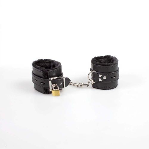 Наручники чорного кольору Secret Play Bondage Handcuffs Наручники чорного кольору Secret Play Bondage Handcuffs