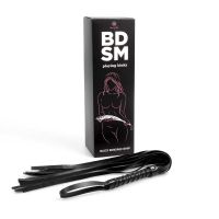 Шлепалка черного цвета Secret Play BDSM Playing Kinky Bondage Whip Шлепалка черного цвета Secret Play BDSM Playing Kinky Bondage Whip