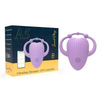 Смарт вібротрусики для клітора рожевого кольору Erospace Sweet Play Vibrating Massager APP Controlled A5