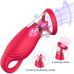 Вакуумный стимулятор з язычком Erospace Licking Tongue Suction Vibrator Sweet Play A18