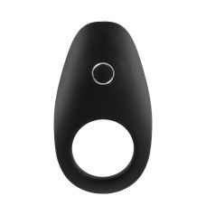 Эрекционое виброкольцо So Divine черного цвета